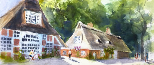 Aquarell leicht gemacht: Malen am Künstlerort