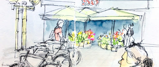 Einstieg ins Urban Sketching – Frühling in Worpswede