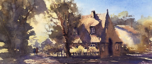 Skizzenbuch und Aquarell: Licht und Stimmung einfangen