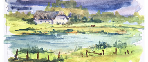 Skizzenbuch und Aquarell: Licht und Stimmung einfangen