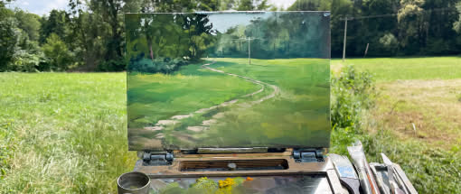 Landschaftsmalerei in Öl - Pleinair