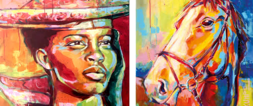 Portrait expressiv - Mensch & Tier