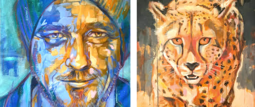 Portrait expressiv - Mensch & Tier