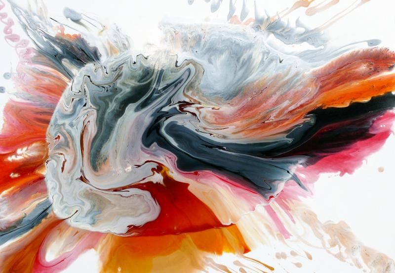 Pouring - Arbeiten mit Liquitex