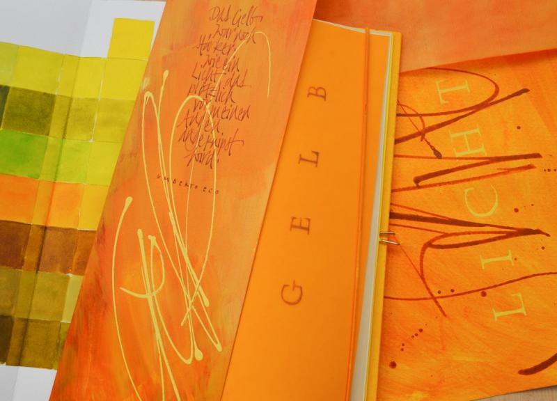 Schrift & Gelb