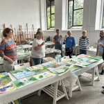 Im Kurs "Ganz einfach Aquarell malen lernen: für Einsteiger und Experimentierfreudige" mit Sabine Hilscher